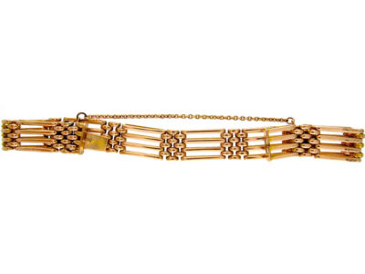 15ct Gold Gate Bracelet