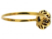 Diamond Daisy Cluster Ring