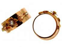 Pair of Gold Regency Rings