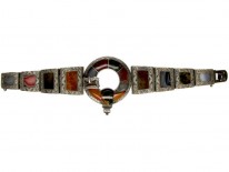 Silver Scottish Garter Bracelet
