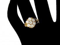 Rose Diamond Cluster Ring