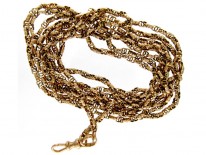 9ct Gold Victorian Guard Chain
