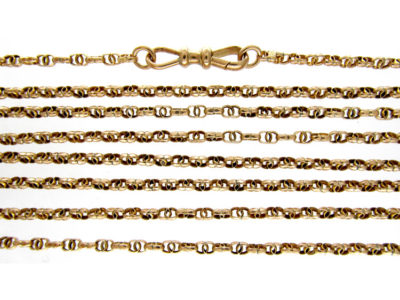 9ct Gold Victorian Guard Chain