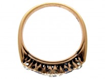 Five Stone Sapphire & Diamond Ring