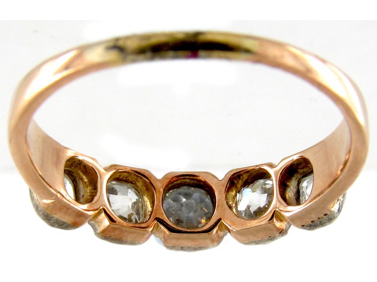 Georgian Five Stone Diamond Ring