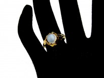 Moonstone Art Nouveau Ring