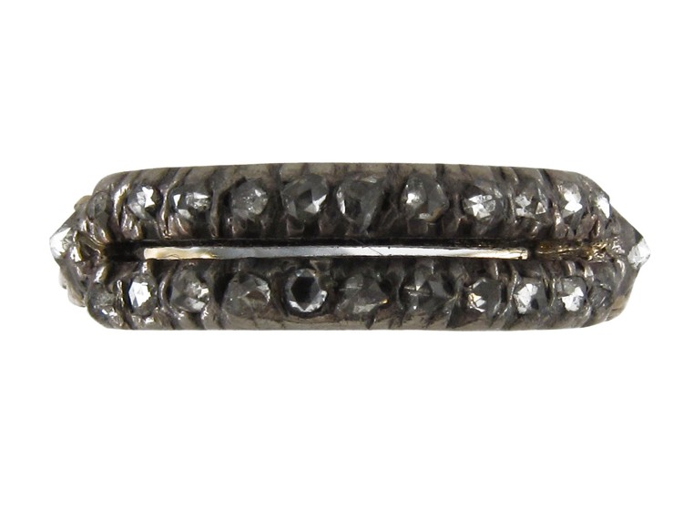 Two Row Rose Diamond Ring