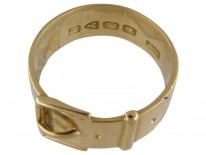 Victorian Gold Buckle Ring