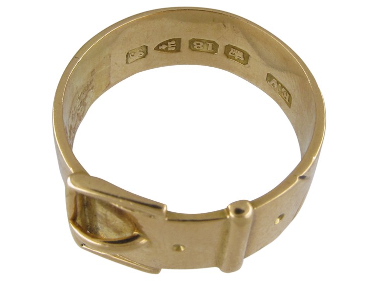 Victorian Gold Buckle Ring