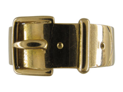 Victorian Gold Buckle Ring