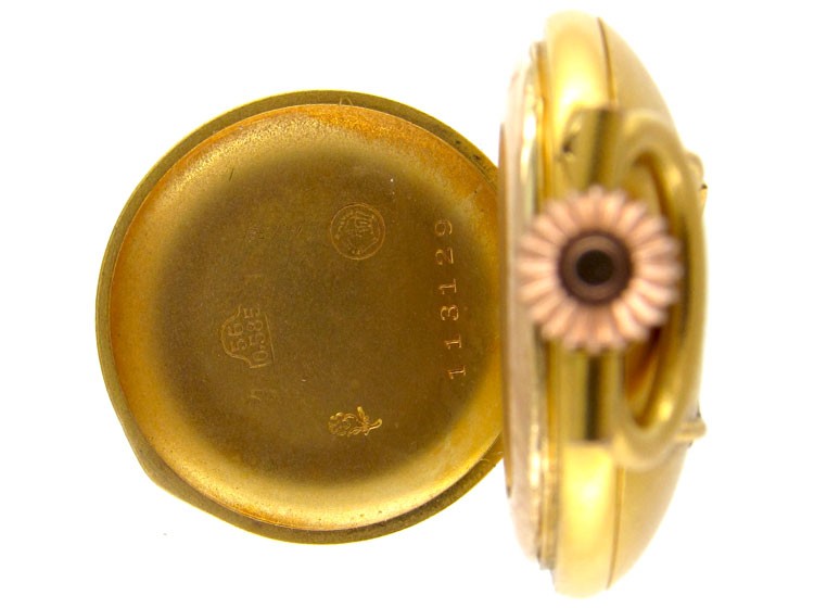 Sapphire & Diamond 14ct Gold Hunter Watch