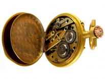 Sapphire & Diamond 14ct Gold Hunter Watch