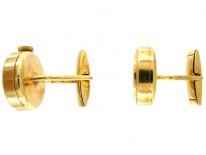 Gold Cased Watch Cufflinks