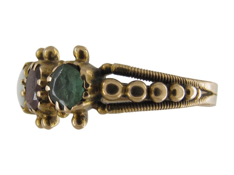 Georgian Multi Stone Ring Which Spells LOVE
