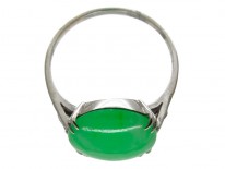 Edwardian Jade Diamond Ring