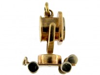 Gold Television Camera Charm