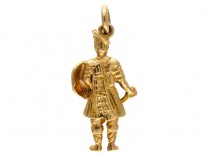 9ct Scottish Soldier Charm