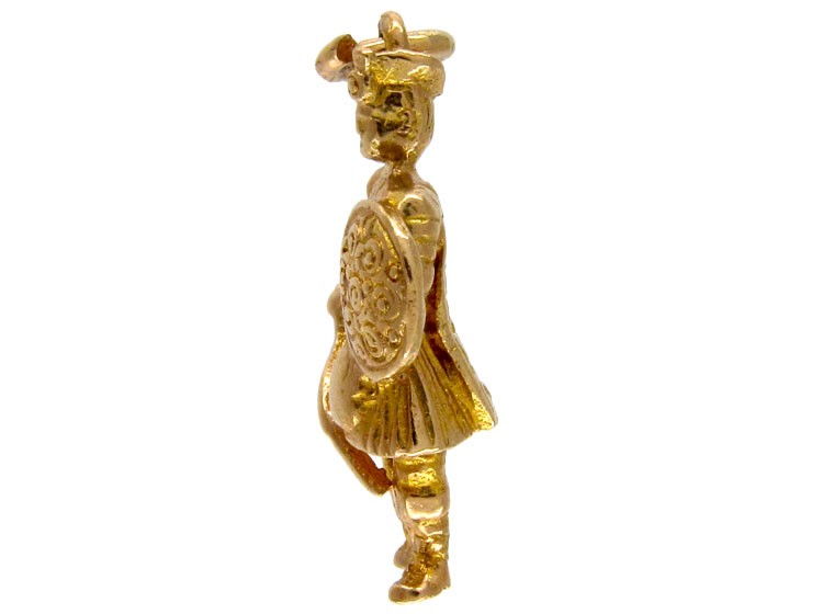 9ct Scottish Soldier Charm