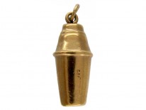 9ct Gold Cocktail Shaker Charm