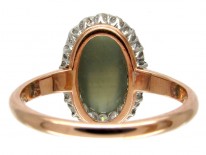 Cat's Eye & Diamond Ring