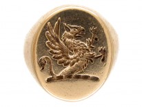 9ct Gold Griffin Signet Ring