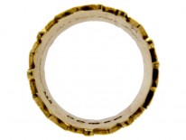 Georgian 18ct Gold & Black Enamel Memorial Ring