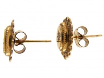 Victorian 15ct Gold Diamond Earrings