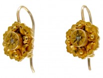 Small 15ct Gold Victorian Earrings