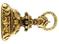 Gold & Carnelian Regency Crested Seal