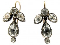 Georgian Paste Drop Earrings