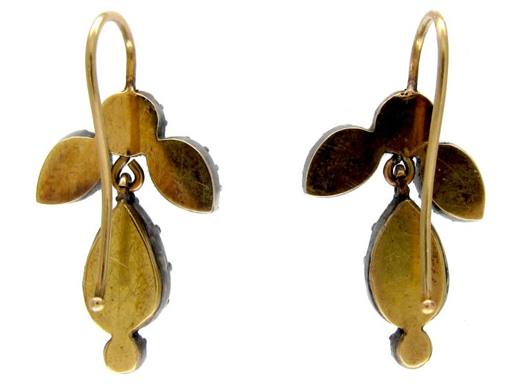 Georgian Paste Drop Earrings