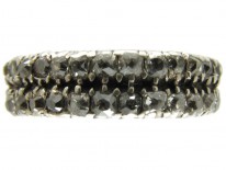 Two Row Diamond Georgian Ring