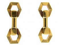 18ct Gold Stirrup Cufflinks