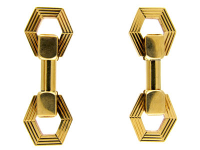 18ct Gold Stirrup Cufflinks