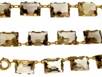 Citrine & Gold Necklace