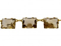 Citrine & Gold Necklace