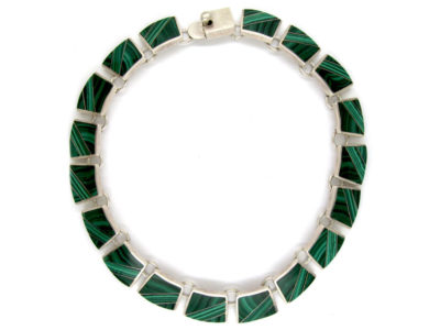 Malachite & Silver Necklace