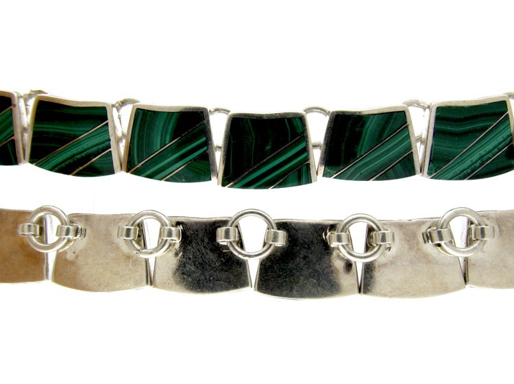 Malachite & Silver Necklace