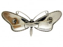 Butterfly Wing Butterfly Silver Brooch