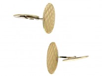 Silver Two Colour Gold Overlay Art Deco Cufflinks