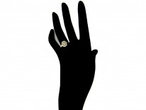 Cat's Eye & Diamond Ring