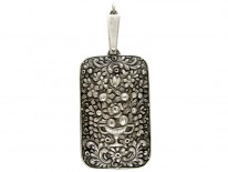 Large Silver Repoussé Pendant