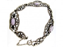 Silver & Amethyst Bracelet