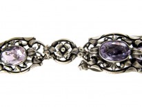 Silver & Amethyst Bracelet