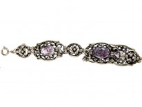 Silver & Amethyst Bracelet