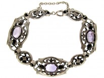 Silver & Amethyst Bracelet