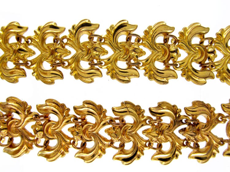 Pair of Regency Pinchbeck Bracelets