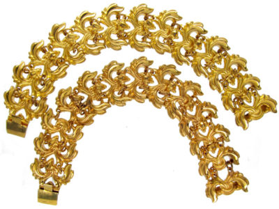 Pair of Regency Pinchbeck Bracelets