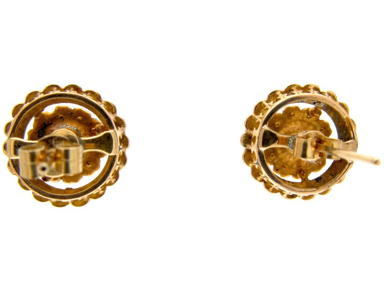 Pearl & Gold Earrings