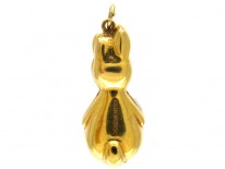 Gold Rabbit Charm